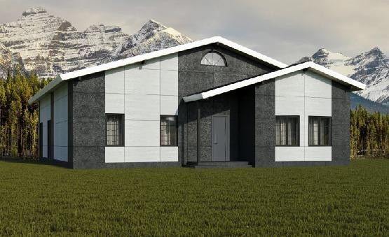 Фиброцементный сайдинг Roofas Board Stone Цвет Антрацит купить в Донецке