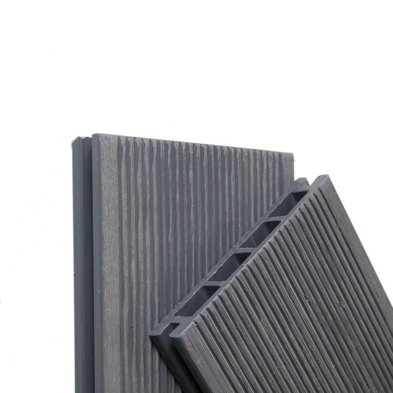 Террасная доска Экодекинг Титан 3D, Серый купить в Донецке