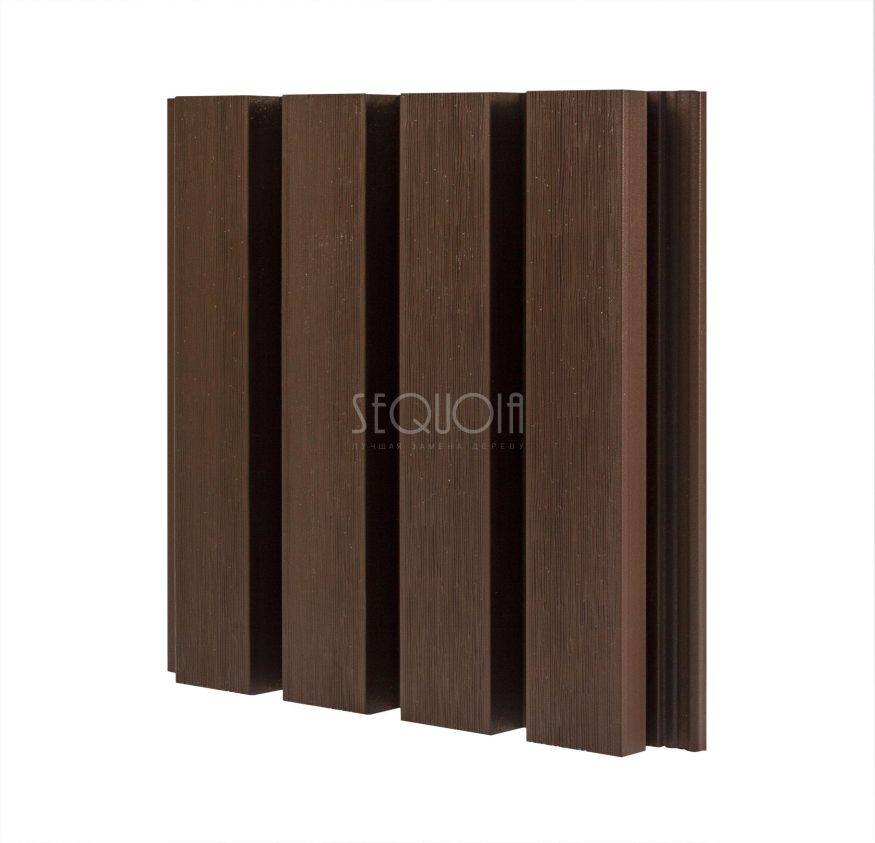 Доска фасадная SEQUOIA co-extrusion Коричневая купить в Донецке