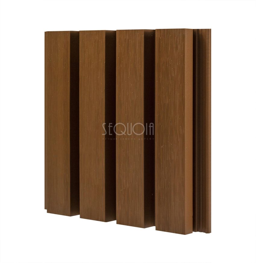 Доска фасадная SEQUOIA co-extrusion Светло-коричневая купить в Донецке