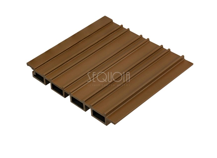 Доска фасадная SEQUOIA co-extrusion Светло-коричневая купить в Донецке