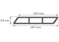 Доска Ромбус 3D ДПК Outdoor STORM BLACK черного цвета купить в Донецке