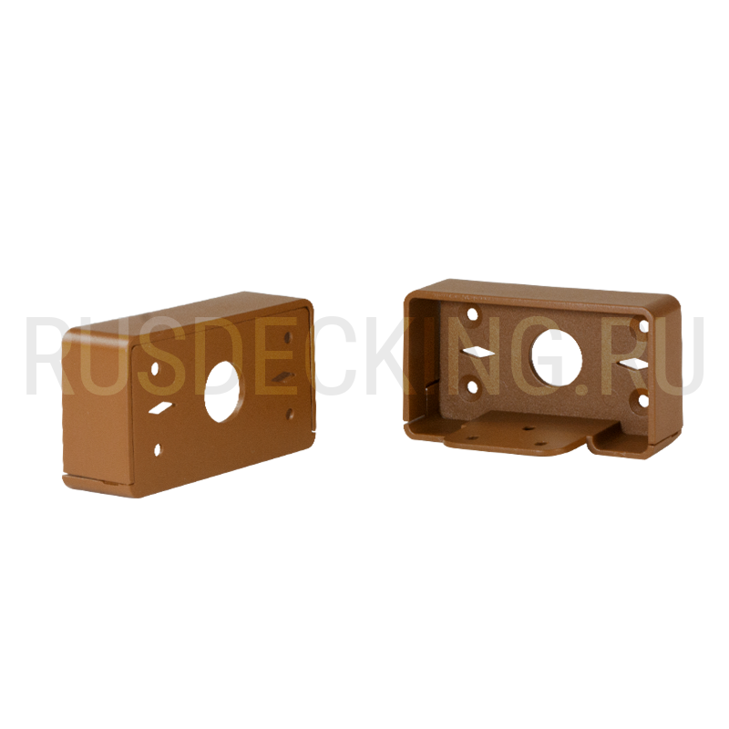 Комплект крепления перил прямое RusDecking Unodeck Орех купить в Донецке