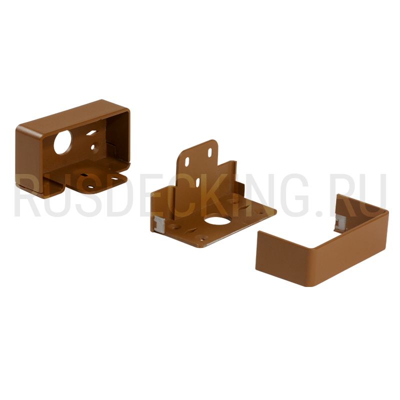 Комплект крепления перил прямое RusDecking Unodeck Орех купить в Донецке