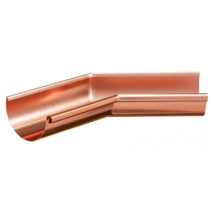 Внутренний угол желоба 135°, Aquasystem, медь 125/90 купить в Донецке