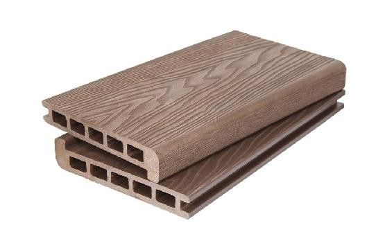 Ступень 3D GardenParkett с древесной текстурой Светло-коричневого цвета купить в Донецке