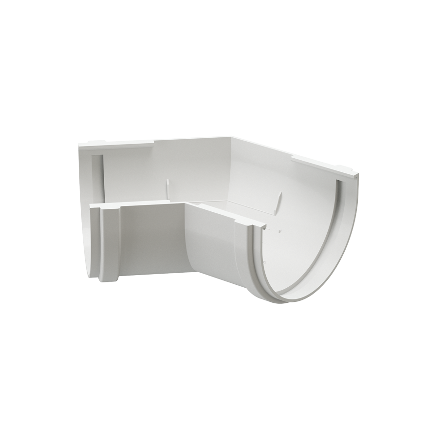 Угол желоба 135°, Docke Premium, цвет Пломбир купить в Донецке