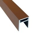 Алюминиевый П-профиль EasyDecking Коричневый купить в Донецке