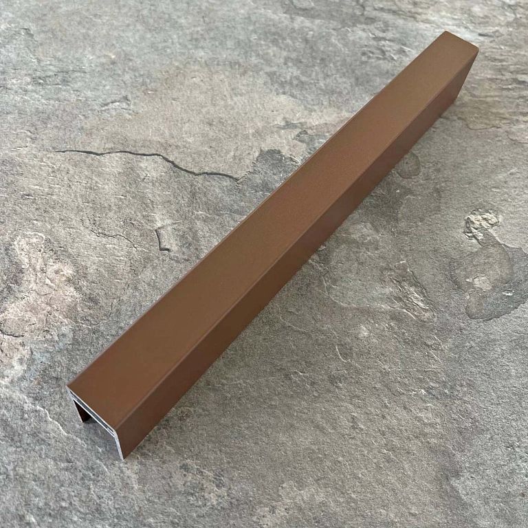 Алюминиевый П-профиль EasyDecking Коричневый купить в Донецке