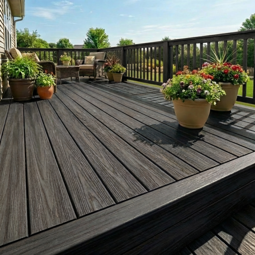 Террасная доска ДПК GardenParkett Табула, Графит купить в Донецке
