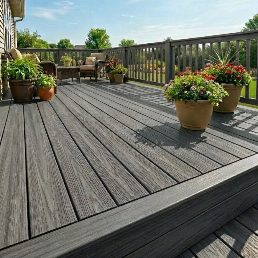 Террасная доска ДПК GardenParkett Табула, Серый купить в Донецке