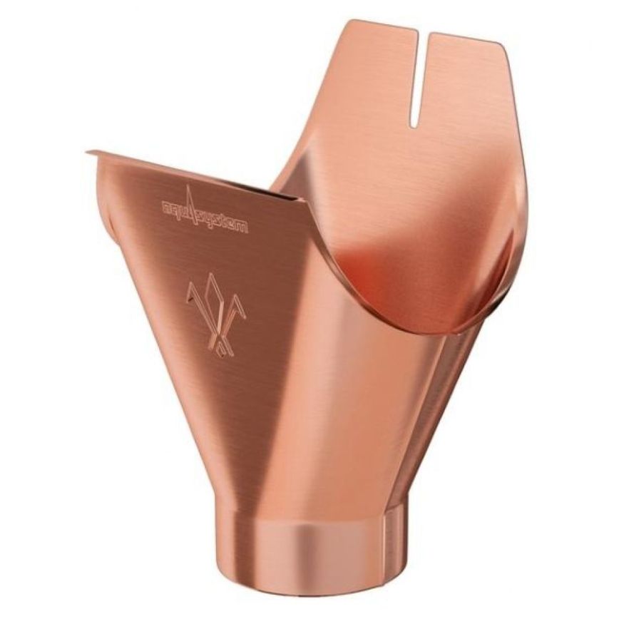 Воронка желоба Aquasystem из меди 150/100 купить в Донецке
