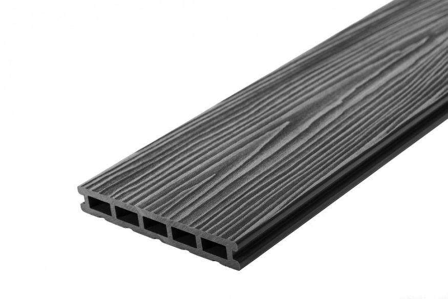 Террасная доска ДПК RusDecking Unodeck Mogano - Графит купить в Донецке