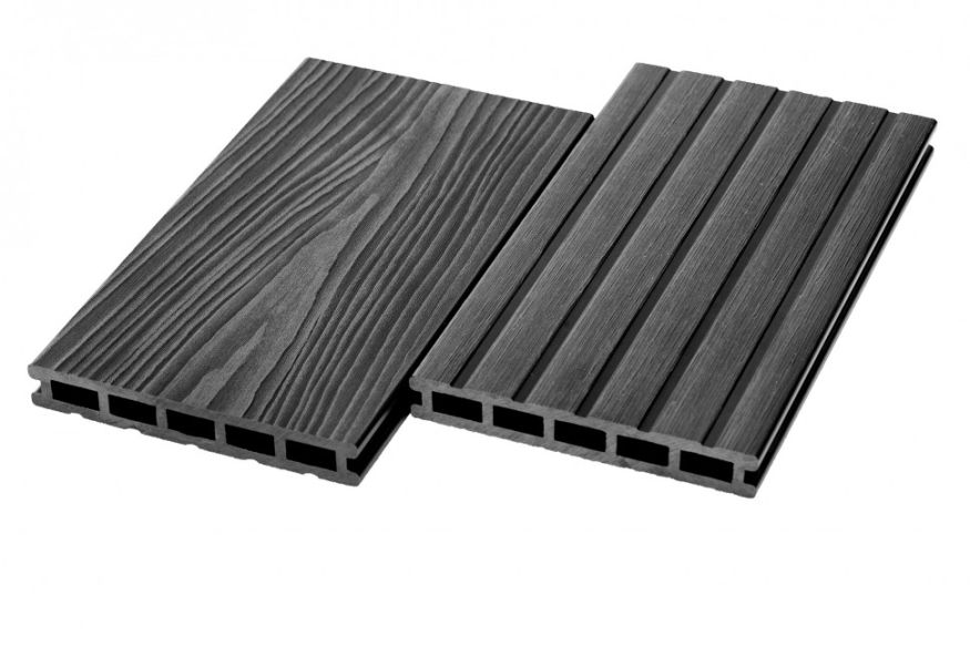 Террасная доска ДПК RusDecking Unodeck Mogano - Графит купить в Донецке