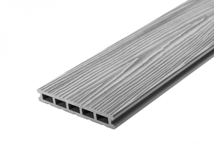 Террасная доска ДПК RusDecking Unodeck Mogano - Серый купить в Донецке