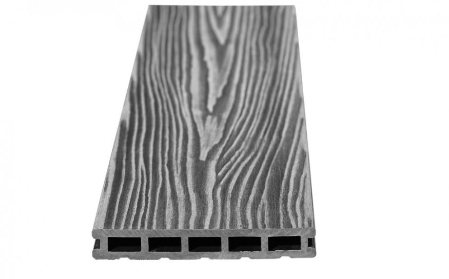 Террасная доска ДПК RusDecking Unodeck Mogano - Серый купить в Донецке