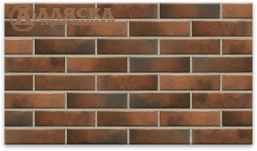 Фасадные термопанели Аляска 24. Retro brick chili купить в Донецке