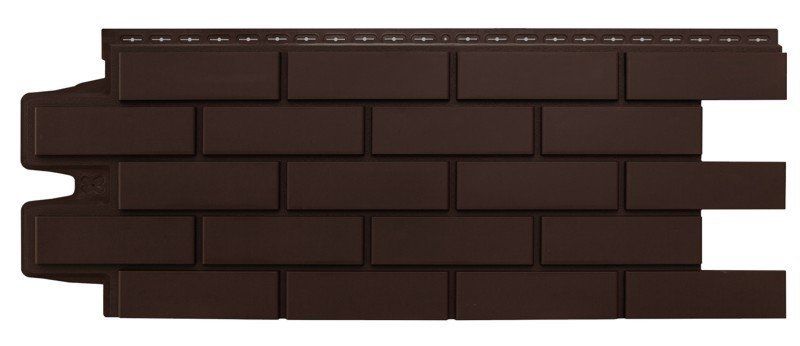 Фасадные панели Grand Line, Клинкерный кирпич Classic, Шоколадный купить в Донецке