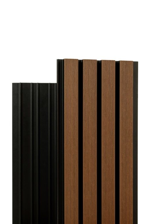 Реечная фасадная панель Ecodecking Скай Коэкструзия Тик купить в Донецке