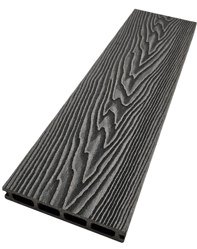 Террасная доска ДПК NanoWood 3D Double Антрацит купить в Донецке
