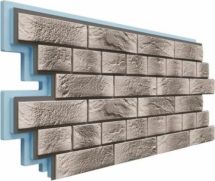 Фасадная термопанель Доломит Венецианский Кирпич 40 мм, Радос