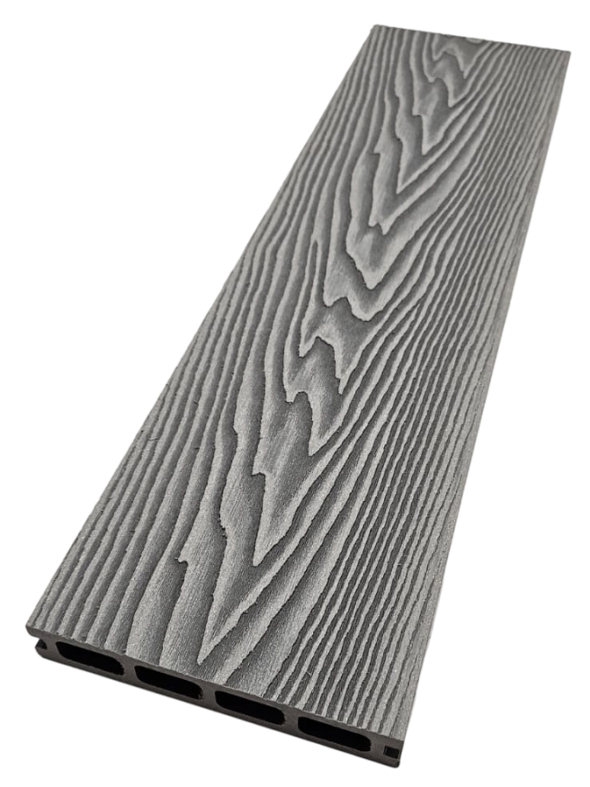 Террасная доска ДПК NanoWood 3D Double Серый купить в Донецке