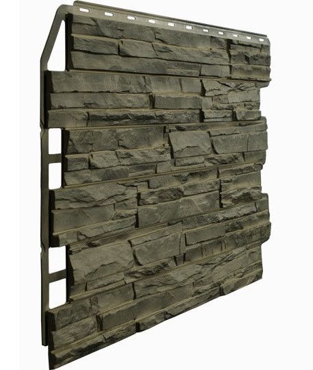 Фасадная панель Fineber, Скол 3D, Цвет Дымчатый купить в Донецке