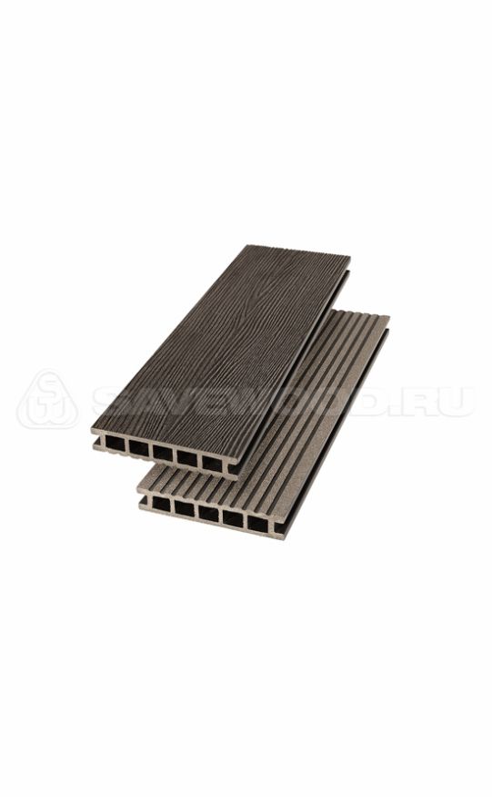 Террасная доска ДПК SaveWood, SW Ornus (R), Темно-коричневый купить в Донецке