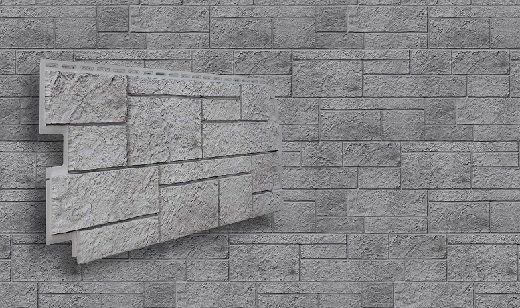 Фасадная панель VOX Sandstone (Сандстоун) светло-серого цвета купить в Донецке