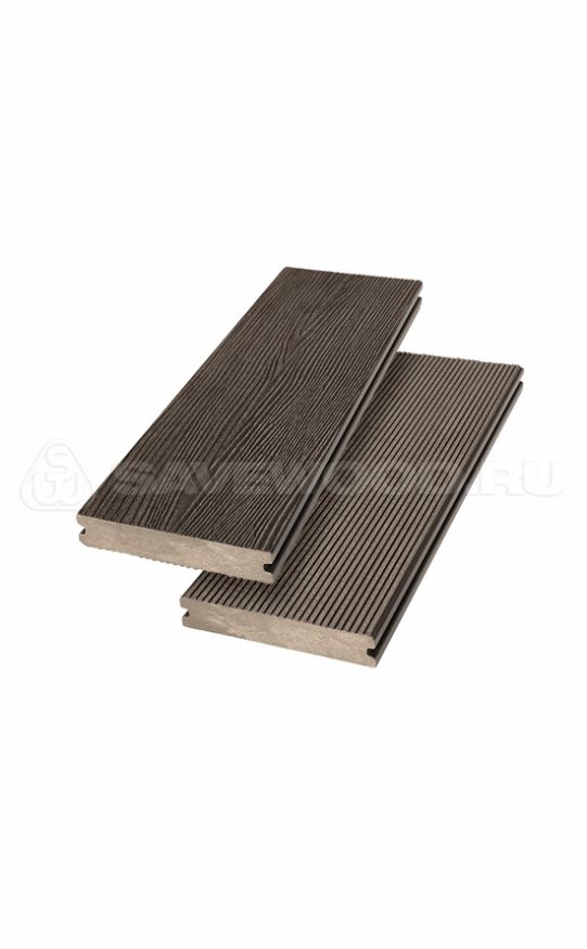 Террасная доска ДПК SaveWood, SW Abies (R), Темно-коричневый купить в Донецке
