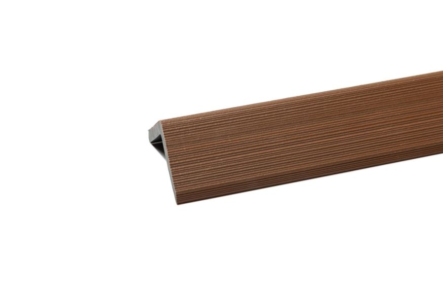 Уголок торцевой Ecodecking Скай коэкструзия Тик купить в Донецке