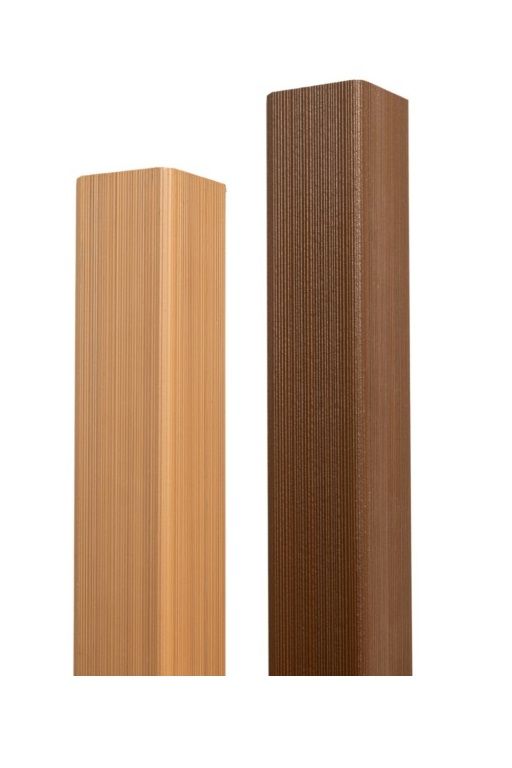 Уголок торцевой Ecodecking Скай коэкструзия Тик купить в Донецке