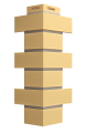 Угол Docke, Standard, Flemish (Флемиш) Жёлтый купить в Донецке