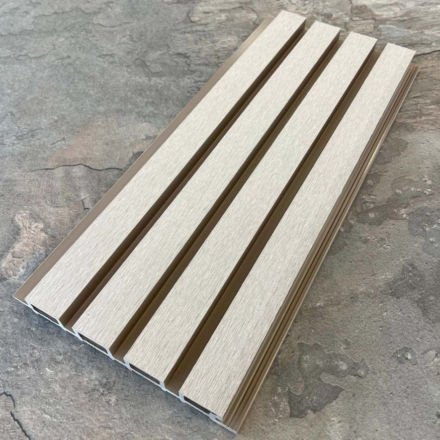 Фасадная реечная панель EasyDecking, Wood-X, Бежевый купить в Донецке