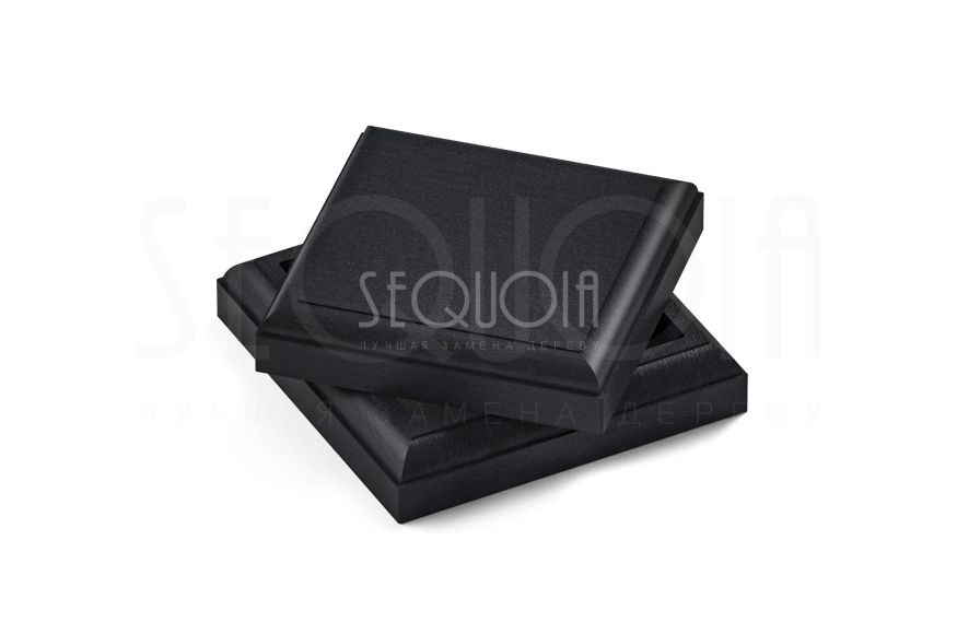 Комплект крышка и юбка для столба SEQUOIA BLACK купить в Донецке