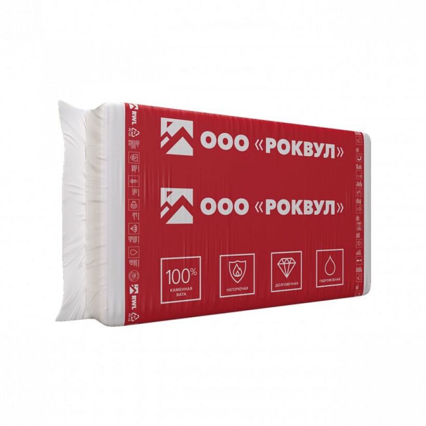 Утеплитель Роквул Каркас Баттс 100мм, 6 плит, 3.6м2, 600х1000мм, 0.36м3 Rockwool купить в Донецке