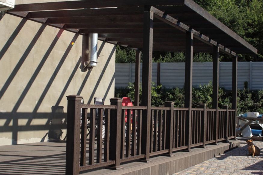 Комплект ограждения Holzhof Венге купить в Донецке