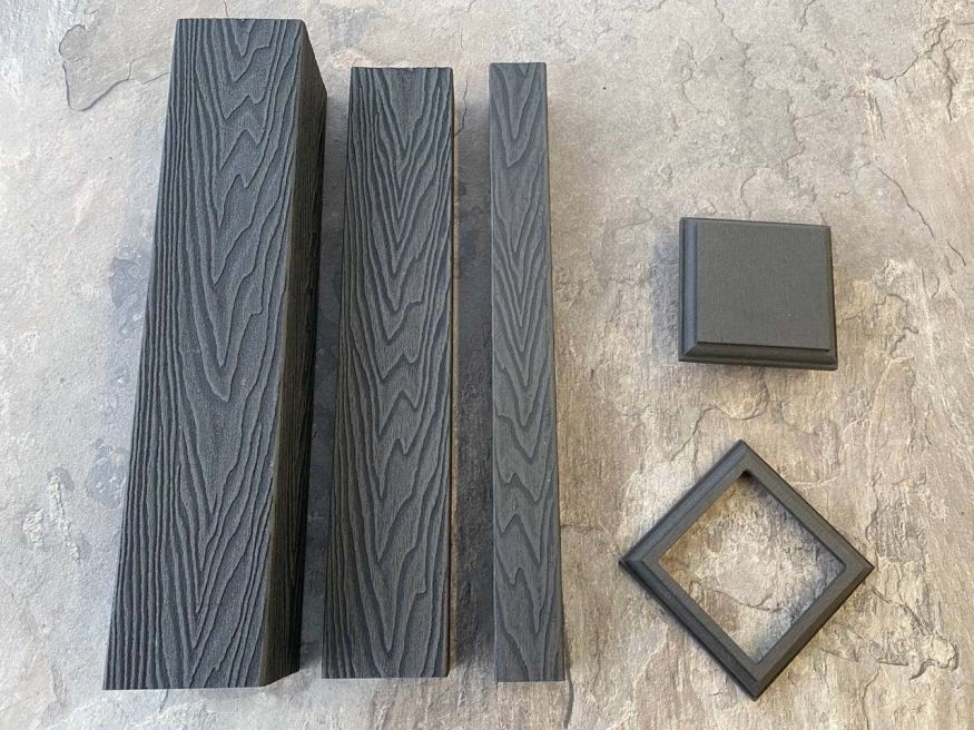 Перила для ограждений из ДПК EasyDecking, Wood-X, Черное дерево купить в Донецке