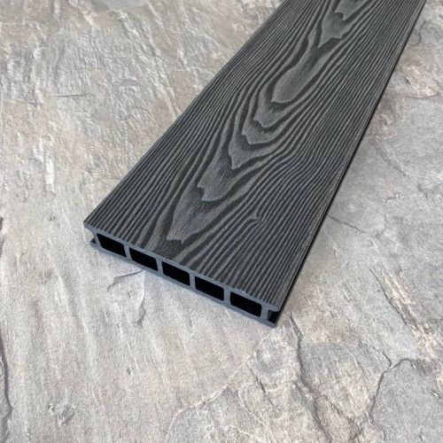 Террасная доска ДПК Latitudo, Euro 3D, Графит купить в Донецке