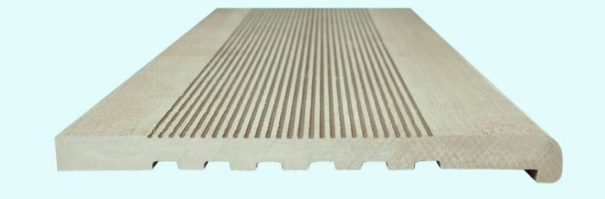 Ступени из полнотелого ДПК NanoWood - Кремовый цвет. купить в Донецке