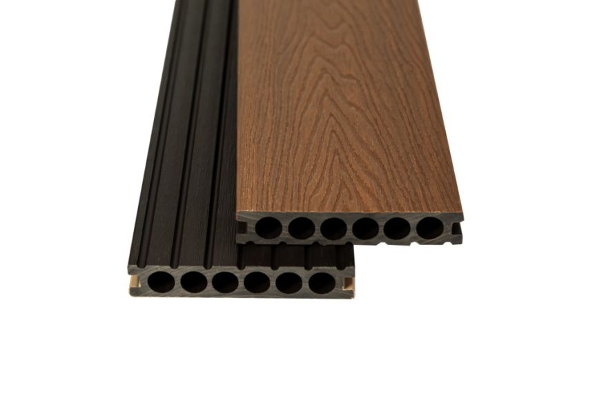 Террасная доска Ecodecking Скай коэкструзия Тик купить в Донецке