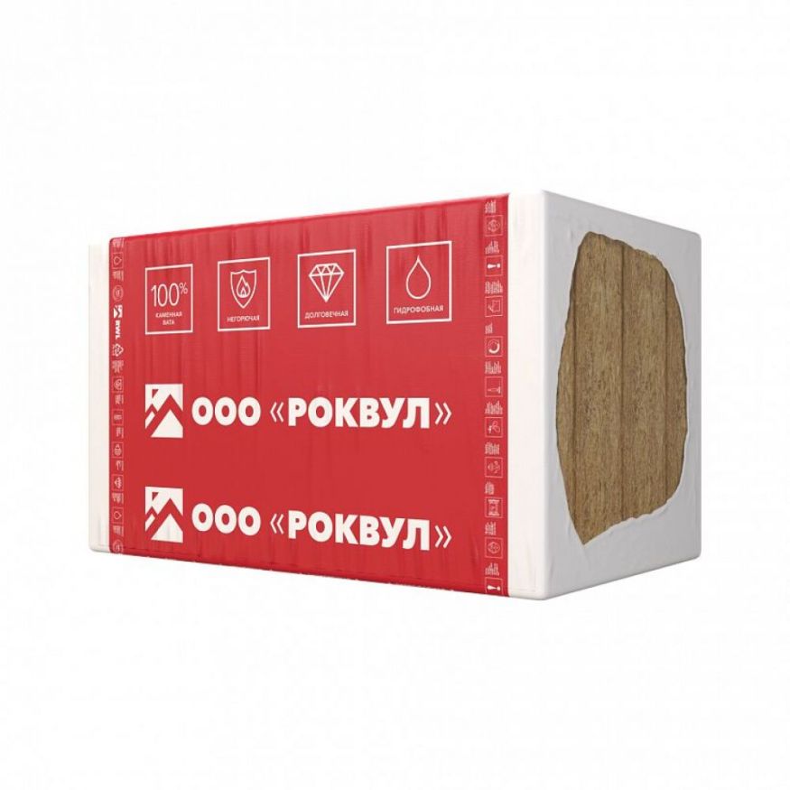 Утеплитель Rockwool ВЕНТИ БАТТС Д Оптима 150х600х1000/4шт/2.4м2/0.36м3 (16упак/палл) Rockwool купить в Донецке