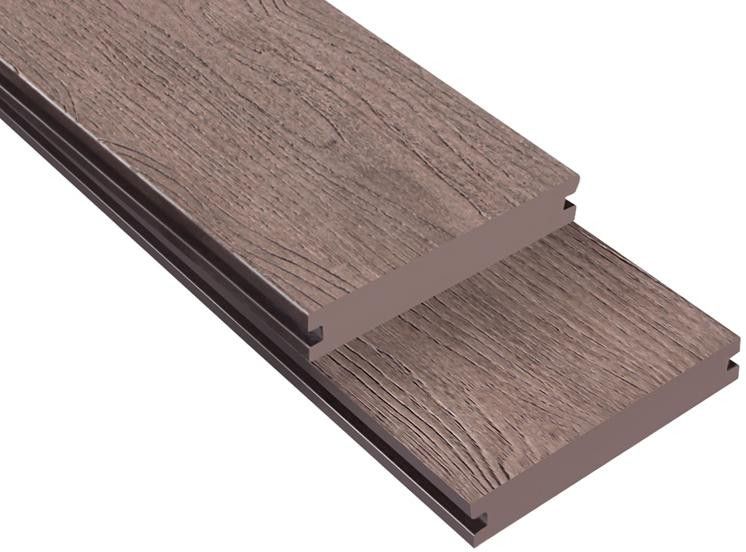 Террасная доска ДПК Outdoor 3D полнотелая NEVADA/CALIFORNIA BROWN коричневый микс. купить в Донецке