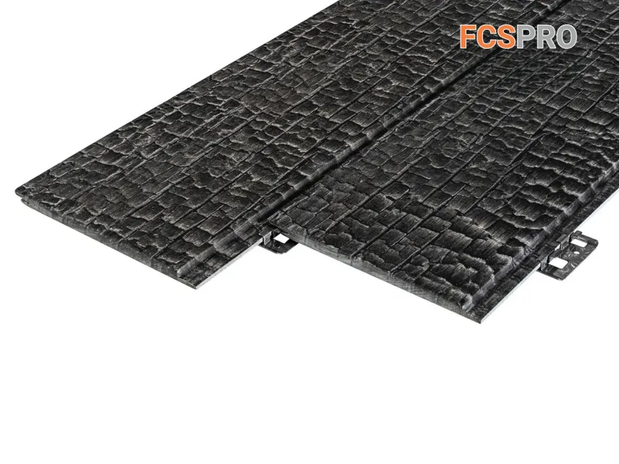 Фиброцементная панель FCSPRO Decor Wood Click Угольное купить в Донецке
