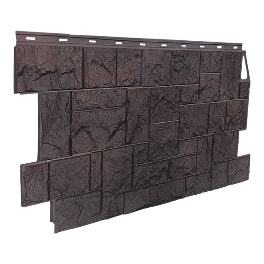 Фасадная панель FineBer Дикий камень, Коричневый купить в Донецке