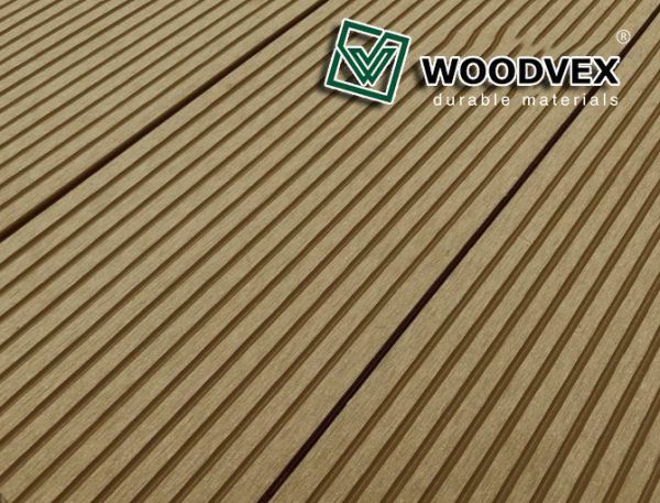 Террасная доска WOODVEX Select из ДПК цвета Кофе купить в Донецке