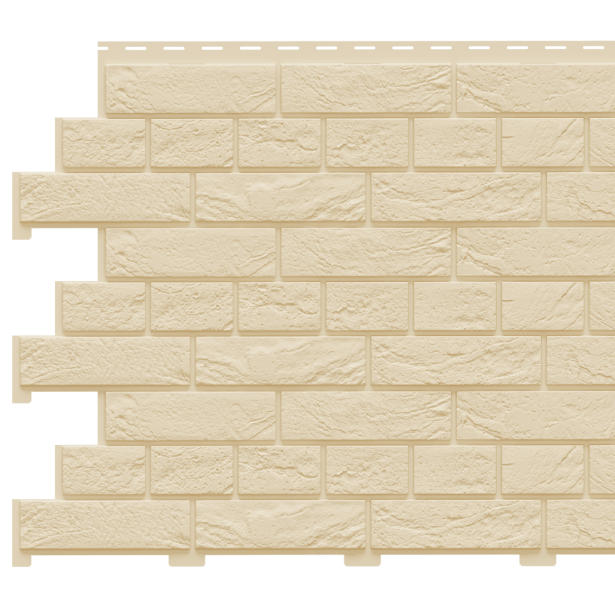 Фасадная панель Доломит, Кирпич Славянка, цвет Шампань купить в Донецке