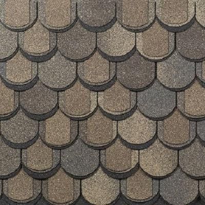 Трехслойная ламинированная черепица Shinglas, Атлантика, цвет Мадейра купить в Донецке