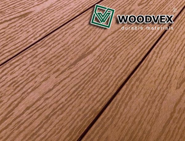 Террасная доска WOODVEX Select из ДПК в цвете Терракота купить в Донецке