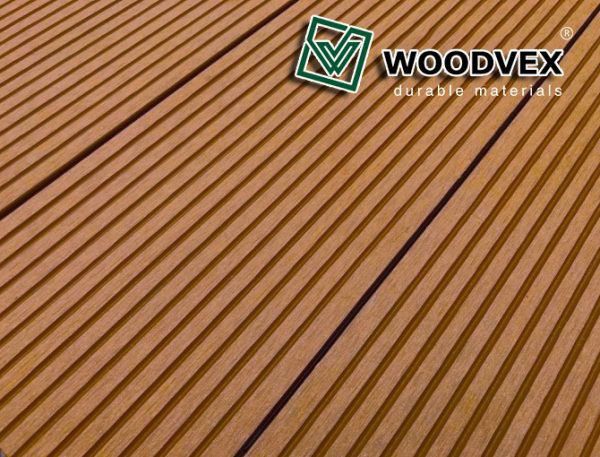 Террасная доска WOODVEX Select из ДПК в цвете Терракота купить в Донецке